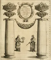 An illustration from Architectura civil recta y obliqua : considerada y dibuxada en el Templo de Ierusalen ... promovida a suma perfeccion en el templo y palacio de S. Lorenço cerca del Escurial ... (1678)
