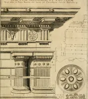 An illustration from Architectura civil recta y obliqua : considerada y dibuxada en el Templo de Ierusalen ... promovida a suma perfeccion en el templo y palacio de S. Lorenço cerca del Escurial ... (1678)