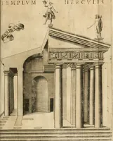An illustration from Architectura civil recta y obliqua : considerada y dibuxada en el Templo de Ierusalen ... promovida a suma perfeccion en el templo y palacio de S. Lorenço cerca del Escurial ... (1678)