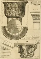 An illustration from Architectura civil recta y obliqua : considerada y dibuxada en el Templo de Ierusalen ... promovida a suma perfeccion en el templo y palacio de S. Lorenço cerca del Escurial ... (1678)
