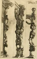 An illustration from Architectura civil recta y obliqua : considerada y dibuxada en el Templo de Ierusalen ... promovida a suma perfeccion en el templo y palacio de S. Lorenço cerca del Escurial ... (1678)