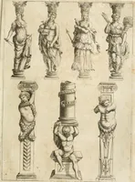 An illustration from Architectura civil recta y obliqua : considerada y dibuxada en el Templo de Ierusalen ... promovida a suma perfeccion en el templo y palacio de S. Lorenço cerca del Escurial ... (1678)