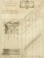 An illustration from Architectura civil recta y obliqua : considerada y dibuxada en el Templo de Ierusalen ... promovida a suma perfeccion en el templo y palacio de S. Lorenço cerca del Escurial ... (1678)