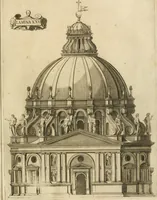 An illustration from Architectura civil recta y obliqua : considerada y dibuxada en el Templo de Ierusalen ... promovida a suma perfeccion en el templo y palacio de S. Lorenço cerca del Escurial ... (1678)