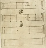 An illustration from Architectura civil recta y obliqua : considerada y dibuxada en el Templo de Ierusalen ... promovida a suma perfeccion en el templo y palacio de S. Lorenço cerca del Escurial ... (1678)