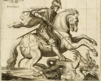 An illustration from Architectura civil recta y obliqua : considerada y dibuxada en el Templo de Ierusalen ... promovida a suma perfeccion en el templo y palacio de S. Lorenço cerca del Escurial ... (1678)