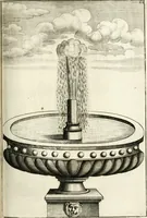 Picture 135 of 233 from Architectura curiosa nova, exponens 1. Fundamenta hydragogica, indolemq[ue] aquæ, aëris interventu in altum levandæ. 2. Varios aquarum ac salientium fontium lusus per varia spectatu jucunda epistomiorum seu siphonum genera. 3. Magnum amnissimorum fontium, machinarumq[ue] aquæductoriarum sumtu magno exstructarum, ac per Italiam, Britanniam, Germaniam &c. visendarum, numerum. 4. Specus artificiales sumtuosissimas, cum plerisq[ue] principum europæorum palatiis, hortis, aulis; nec non præcipuis monasteriis atq[ue] arcibus. 5. Cum auctario figurarum elegantissimarum, ad hortorum topiaria vario ductù dividenda, nec non conclavium laquearibus ac pavimentis segmentandis, itemq[ue] labyrinthis construendis, adhibendarum. Omnia 200 æri incisis... descripta (1664), leaf 304
