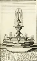 Picture 144 of 233 from Architectura curiosa nova, exponens 1. Fundamenta hydragogica, indolemq[ue] aquæ, aëris interventu in altum levandæ. 2. Varios aquarum ac salientium fontium lusus per varia spectatu jucunda epistomiorum seu siphonum genera. 3. Magnum amnissimorum fontium, machinarumq[ue] aquæductoriarum sumtu magno exstructarum, ac per Italiam, Britanniam, Germaniam &c. visendarum, numerum. 4. Specus artificiales sumtuosissimas, cum plerisq[ue] principum europæorum palatiis, hortis, aulis; nec non præcipuis monasteriis atq[ue] arcibus. 5. Cum auctario figurarum elegantissimarum, ad hortorum topiaria vario ductù dividenda, nec non conclavium laquearibus ac pavimentis segmentandis, itemq[ue] labyrinthis construendis, adhibendarum. Omnia 200 æri incisis... descripta (1664), leaf 322