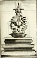 Picture 149 of 233 from Architectura curiosa nova, exponens 1. Fundamenta hydragogica, indolemq[ue] aquæ, aëris interventu in altum levandæ. 2. Varios aquarum ac salientium fontium lusus per varia spectatu jucunda epistomiorum seu siphonum genera. 3. Magnum amnissimorum fontium, machinarumq[ue] aquæductoriarum sumtu magno exstructarum, ac per Italiam, Britanniam, Germaniam &c. visendarum, numerum. 4. Specus artificiales sumtuosissimas, cum plerisq[ue] principum europæorum palatiis, hortis, aulis; nec non præcipuis monasteriis atq[ue] arcibus. 5. Cum auctario figurarum elegantissimarum, ad hortorum topiaria vario ductù dividenda, nec non conclavium laquearibus ac pavimentis segmentandis, itemq[ue] labyrinthis construendis, adhibendarum. Omnia 200 æri incisis... descripta (1664), leaf 332