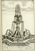 Picture 157 of 233 from Architectura curiosa nova, exponens 1. Fundamenta hydragogica, indolemq[ue] aquæ, aëris interventu in altum levandæ. 2. Varios aquarum ac salientium fontium lusus per varia spectatu jucunda epistomiorum seu siphonum genera. 3. Magnum amnissimorum fontium, machinarumq[ue] aquæductoriarum sumtu magno exstructarum, ac per Italiam, Britanniam, Germaniam &c. visendarum, numerum. 4. Specus artificiales sumtuosissimas, cum plerisq[ue] principum europæorum palatiis, hortis, aulis; nec non præcipuis monasteriis atq[ue] arcibus. 5. Cum auctario figurarum elegantissimarum, ad hortorum topiaria vario ductù dividenda, nec non conclavium laquearibus ac pavimentis segmentandis, itemq[ue] labyrinthis construendis, adhibendarum. Omnia 200 æri incisis... descripta (1664), leaf 348
