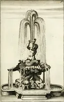 Picture 168 of 233 from Architectura curiosa nova, exponens 1. Fundamenta hydragogica, indolemq[ue] aquæ, aëris interventu in altum levandæ. 2. Varios aquarum ac salientium fontium lusus per varia spectatu jucunda epistomiorum seu siphonum genera. 3. Magnum amnissimorum fontium, machinarumq[ue] aquæductoriarum sumtu magno exstructarum, ac per Italiam, Britanniam, Germaniam &c. visendarum, numerum. 4. Specus artificiales sumtuosissimas, cum plerisq[ue] principum europæorum palatiis, hortis, aulis; nec non præcipuis monasteriis atq[ue] arcibus. 5. Cum auctario figurarum elegantissimarum, ad hortorum topiaria vario ductù dividenda, nec non conclavium laquearibus ac pavimentis segmentandis, itemq[ue] labyrinthis construendis, adhibendarum. Omnia 200 æri incisis... descripta (1664), leaf 370