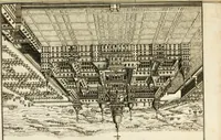 Picture 233 of 233 from Architectura curiosa nova, exponens 1. Fundamenta hydragogica, indolemq[ue] aquæ, aëris interventu in altum levandæ. 2. Varios aquarum ac salientium fontium lusus per varia spectatu jucunda epistomiorum seu siphonum genera. 3. Magnum amnissimorum fontium, machinarumq[ue] aquæductoriarum sumtu magno exstructarum, ac per Italiam, Britanniam, Germaniam &c. visendarum, numerum. 4. Specus artificiales sumtuosissimas, cum plerisq[ue] principum europæorum palatiis, hortis, aulis; nec non præcipuis monasteriis atq[ue] arcibus. 5. Cum auctario figurarum elegantissimarum, ad hortorum topiaria vario ductù dividenda, nec non conclavium laquearibus ac pavimentis segmentandis, itemq[ue] labyrinthis construendis, adhibendarum. Omnia 200 æri incisis... descripta (1664), leaf 518