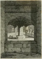 An illustration from The architectural antiquities of Great Britain : represented and illustrated in a series of views, elevations, plans, sections, and details, of various ancient English edifices : with historical and descriptive accounts of each (1807)