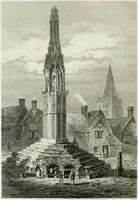 An illustration from The architectural antiquities of Great Britain : represented and illustrated in a series of views, elevations, plans, sections, and details, of various ancient English edifices : with historical and descriptive accounts of each (1807)