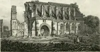 An illustration from The architectural antiquities of Great Britain : represented and illustrated in a series of views, elevations, plans, sections, and details, of various ancient English edifices : with historical and descriptive accounts of each (1807)