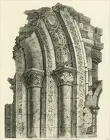 An illustration from The architectural antiquities of Great Britain : represented and illustrated in a series of views, elevations, plans, sections, and details, of various ancient English edifices : with historical and descriptive accounts of each (1807)