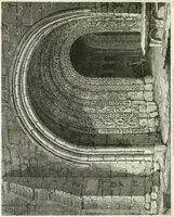 An illustration from The architectural antiquities of Great Britain : represented and illustrated in a series of views, elevations, plans, sections, and details, of various ancient English edifices : with historical and descriptive accounts of each (1807)