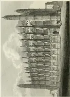 An illustration from The architectural antiquities of Great Britain : represented and illustrated in a series of views, elevations, plans, sections, and details, of various ancient English edifices : with historical and descriptive accounts of each (1807)