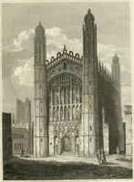 An illustration from The architectural antiquities of Great Britain : represented and illustrated in a series of views, elevations, plans, sections, and details, of various ancient English edifices : with historical and descriptive accounts of each (1807)