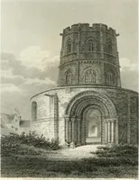 An illustration from The architectural antiquities of Great Britain : represented and illustrated in a series of views, elevations, plans, sections, and details, of various ancient English edifices : with historical and descriptive accounts of each (1807)