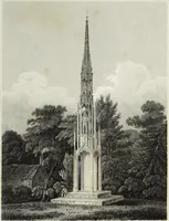 An illustration from The architectural antiquities of Great Britain, represented and illustrated in a series of views, elevations, plans, sections, and details, of various ancient English edifices : with historical and descriptive accounts of each (1807)