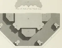 An illustration from The architectural antiquities of Great Britain, represented and illustrated in a series of views, elevations, plans, sections, and details, of various ancient English edifices : with historical and descriptive accounts of each (1807)