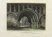 Picture 3 of 58 from The architectural antiquities of Great Britain, represented and illustrated in a series of views, elevations, plans, sections, and details, of various ancient English edifices : with historical and descriptive accounts of each (1807), leaf 25