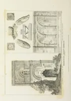 An illustration from The architectural antiquities of Great Britain, represented and illustrated in a series of views, elevations, plans, sections, and details, of various ancient English edifices : with historical and descriptive accounts of each (1807)