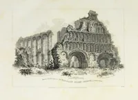 An illustration from The architectural antiquities of Great Britain, represented and illustrated in a series of views, elevations, plans, sections, and details, of various ancient English edifices : with historical and descriptive accounts of each (1807)