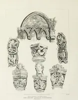 An illustration from The architectural antiquities of Great Britain, represented and illustrated in a series of views, elevations, plans, sections, and details, of various ancient English edifices : with historical and descriptive accounts of each (1807)