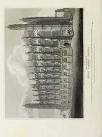 An illustration from The architectural antiquities of Great Britain, represented and illustrated in a series of views, elevations, plans, sections, and details, of various ancient English edifices : with historical and descriptive accounts of each (1807)