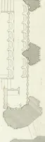 An illustration from The architectural antiquities of Great Britain : represented and illustrated in a series of views, elevations, plans, sections, and details, of various ancient English edifices : with historical and descriptive accounts of each (1807)