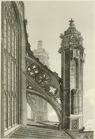 An illustration from The architectural antiquities of Great Britain : represented and illustrated in a series of views, elevations, plans, sections, and details, of various ancient English edifices : with historical and descriptive accounts of each (1807)