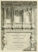 An illustration from The architectural antiquities of Great Britain : represented and illustrated in a series of views, elevations, plans, sections, and details, of various ancient English edifices : with historical and descriptive accounts of each (1807)