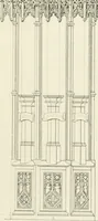 An illustration from The architectural antiquities of Great Britain : represented and illustrated in a series of views, elevations, plans, sections, and details, of various ancient English edifices : with historical and descriptive accounts of each (1807)