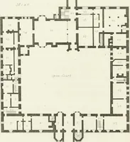 An illustration from The architectural antiquities of Great Britain : represented and illustrated in a series of views, elevations, plans, sections, and details, of various ancient English edifices : with historical and descriptive accounts of each (1807)