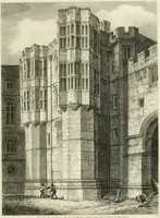 An illustration from The architectural antiquities of Great Britain : represented and illustrated in a series of views, elevations, plans, sections, and details, of various ancient English edifices : with historical and descriptive accounts of each (1807)