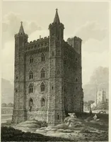 An illustration from The architectural antiquities of Great Britain : represented and illustrated in a series of views, elevations, plans, sections, and details, of various ancient English edifices : with historical and descriptive accounts of each (1807)