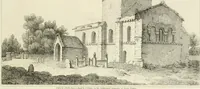 An illustration from The architectural antiquities of Great Britain : represented and illustrated in a series of views, elevations, plans, sections, and details, of various ancient English edifices : with historical and descriptive accounts of each (1807)