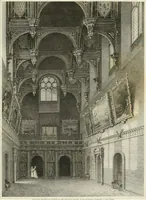 An illustration from The architectural antiquities of Great Britain : represented and illustrated in a series of views, elevations, plans, sections, and details, of various ancient English edifices : with historical and descriptive accounts of each (1807)