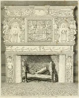 An illustration from The architectural antiquities of Great Britain : represented and illustrated in a series of views, elevations, plans, sections, and details, of various ancient English edifices : with historical and descriptive accounts of each (1807)