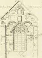 An illustration from The architectural antiquities of Great Britain : represented and illustrated in a series of views, elevations, plans, sections, and details, of various ancient English edifices : with historical and descriptive accounts of each (1807)