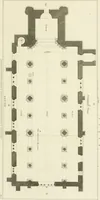 An illustration from The architectural antiquities of Great Britain : represented and illustrated in a series of views, elevations, plans, sections, and details, of various ancient English edifices : with historical and descriptive accounts of each (1807)