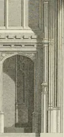 An illustration from The architectural antiquities of Great Britain : represented and illustrated in a series of views, elevations, plans, sections, and details, of various ancient English edifices : with historical and descriptive accounts of each (1807)