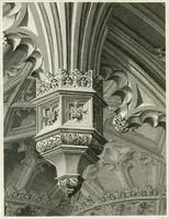 An illustration from The architectural antiquities of Great Britain : represented and illustrated in a series of views, elevations, plans, sections, and details, of various ancient English edifices : with historical and descriptive accounts of each (1807)