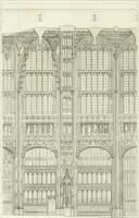 An illustration from The architectural antiquities of Great Britain : represented and illustrated in a series of views, elevations, plans, sections, and details, of various ancient English edifices : with historical and descriptive accounts of each (1807)