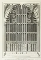 An illustration from The architectural antiquities of Great Britain, represented and illustrated in a series of views, elevations, plans, sections, and details, of various ancient English edifices : with historical and descriptive accounts of each (1807)