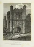 Picture 31 of 63 from The architectural antiquities of Great Britain, represented and illustrated in a series of views, elevations, plans, sections, and details, of various ancient English edifices : with historical and descriptive accounts of each (1807), leaf 178