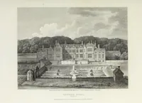 An illustration from The architectural antiquities of Great Britain, represented and illustrated in a series of views, elevations, plans, sections, and details, of various ancient English edifices : with historical and descriptive accounts of each (1807)