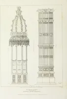 An illustration from The architectural antiquities of Great Britain, represented and illustrated in a series of views, elevations, plans, sections, and details, of various ancient English edifices : with historical and descriptive accounts of each (1807)